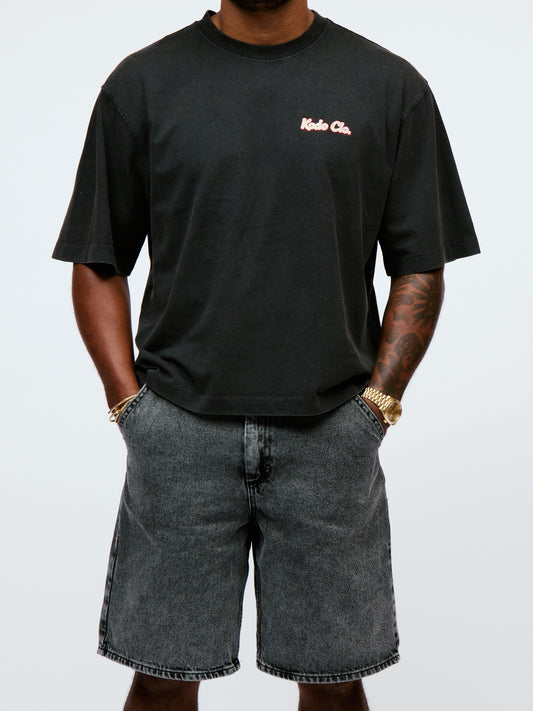 Kodo Clo. Boxy Cropped T-Shirt - Black
