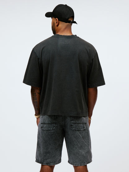 Kodo Clo. Boxy Cropped T-Shirt - Black
