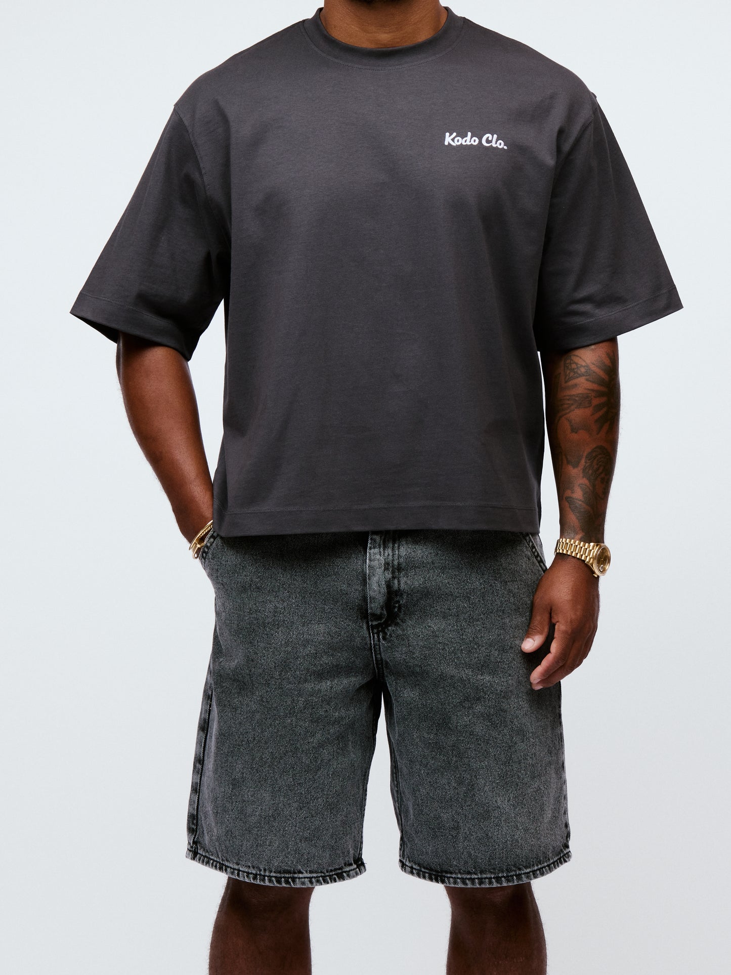 Kodo Clo. Silent Move Boxy Cropped T-Shirt