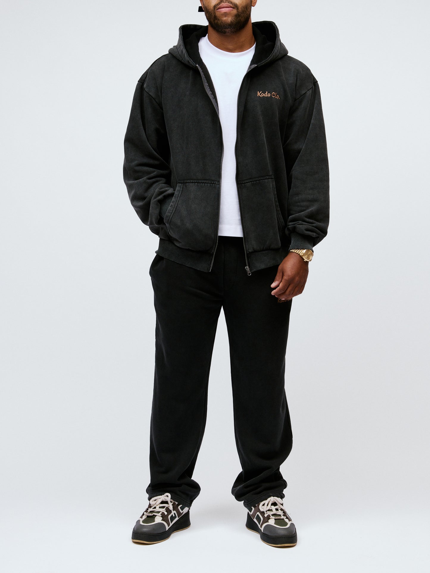 Kodo Clo. Trust None Vintage Heavy Zip Hoodie