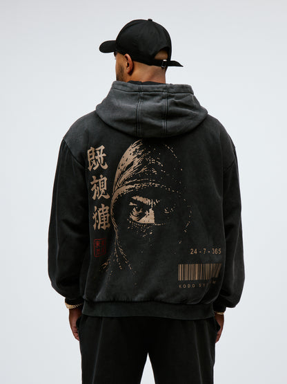 Kodo Clo. Trust None Vintage Heavy Zip Hoodie