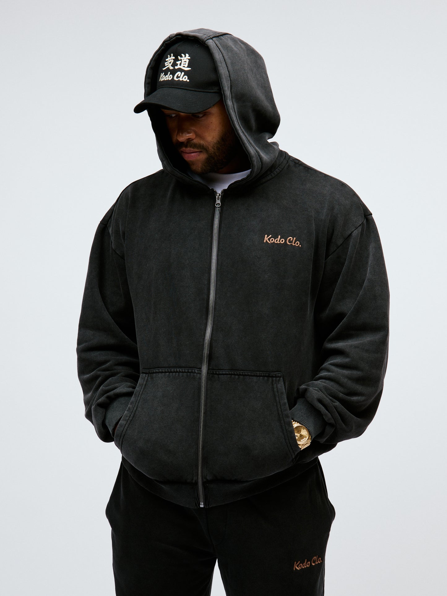 Kodo Clo. Trust None Vintage Heavy Zip Hoodie