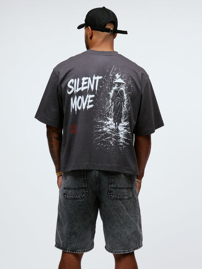 Kodo Clo. Silent Move Boxy Cropped T-Shirt