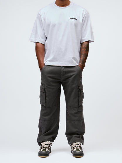 Kodo Clo. Utility Cargo Trousers - Grey