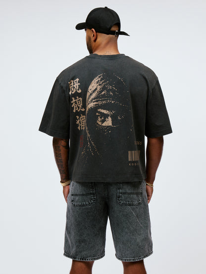 Kodo Clo. Trust None Boxy Cropped T-Shirt