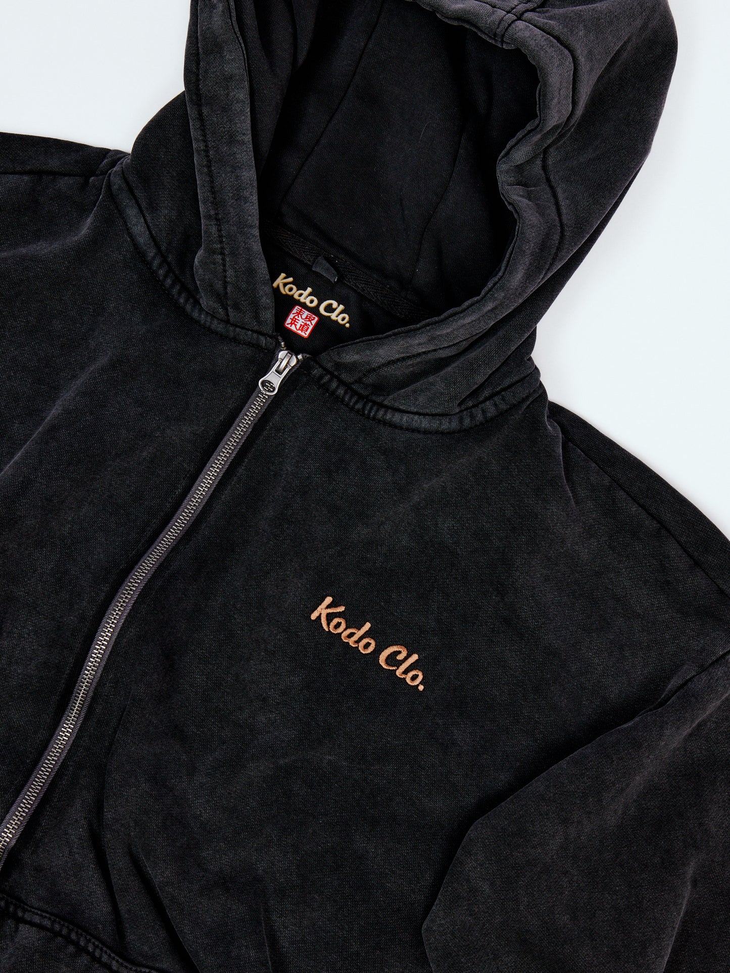 Kodo Clo. Trust None Vintage Heavy Zip Hoodie