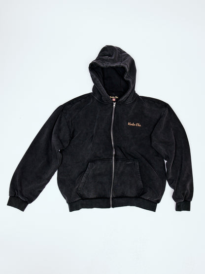 Kodo Clo. Trust None Vintage Heavy Zip Hoodie