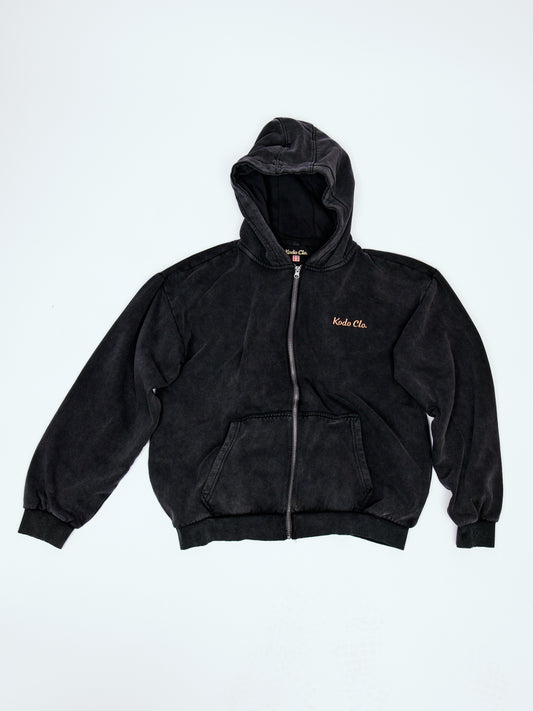 Kodo Clo. Trust None Vintage Heavy Zip Hoodie