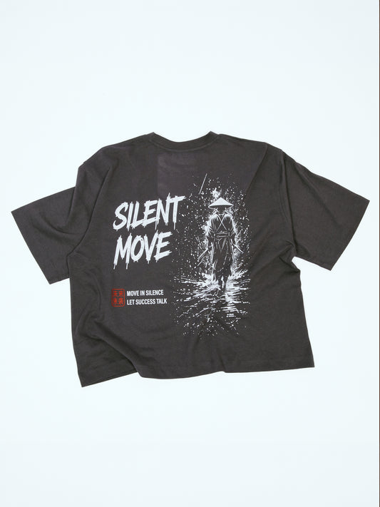 Kodo Clo. Silent Move Boxy Cropped T-Shirt